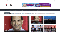 Desktop Screenshot of biz.lk