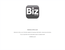 Tablet Screenshot of biz.co.uk
